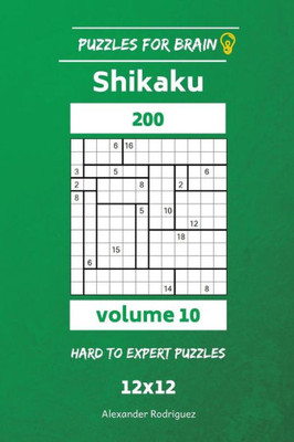 Puzzles For Brain - Shikaku 200 Hard To Expert 12X12