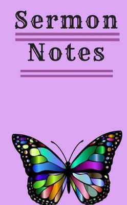 Sermon Notes : Bible Pocket Notebook And Journal: Your Notes, Prayer Requests And Church Events Size : 5. 0 X 8. 0 . Hand Lettering Notebook : Daily Journal, Workbook, Notepad ( Butterfly )