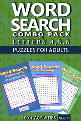 Word Search Combo Pack: Puzzles For Adults, 300+ Activities