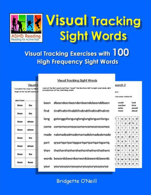Visual Tracking Sight Words : Visual Tracking Exercises With 100 High Frequency Sight Words