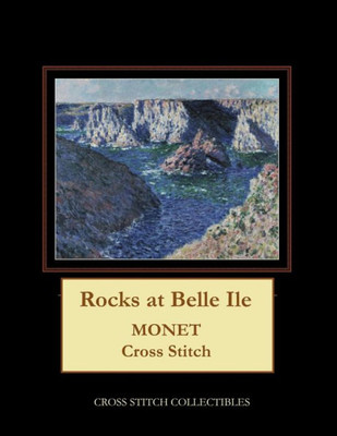Rocks At Belle Ile : Monet Cross Stitch Pattern