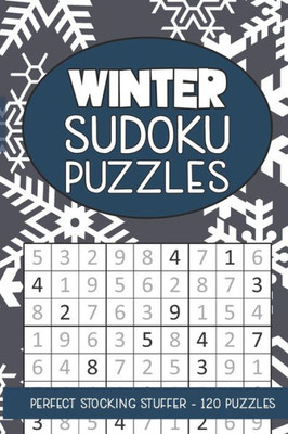 Winter Sudoku Puzzles : Seasonal Numbers Solve Activity Book For Kids And Adults