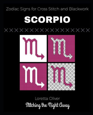 Scorpio Zodiac Signs For Cross Stitch And Blackwork