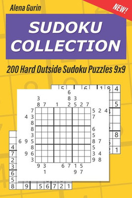 Sudoku Collection : 200 Hard Outside Sudoku Puzzles 9X9