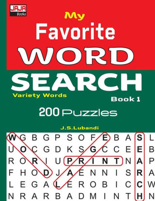 My Favorite Word Search