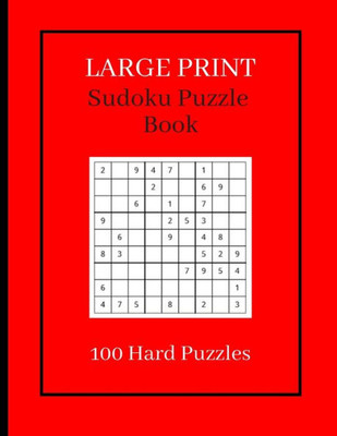 Sudoku Puzzle Book 100 Hard : Sudoku Book Gift: A Fun Hard Sudoku Puzzle Book (Can You Solve Them).