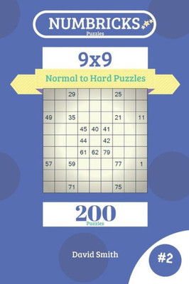 Numbricks Puzzles - 200 Normal To Hard Puzzles 9X9