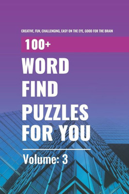 Word Find Puzzle Book : Search Word Puzzle Book