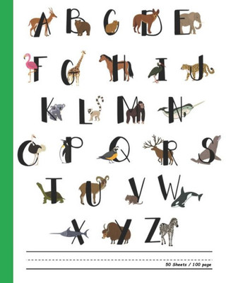 Zoo Animal A To Z Words For Kids : Practice Letter Alphabet Book, Early Learning, Age 1-3, Easy, Funny, Cute, Practice, Activity, Game, Amazing, Fantastic