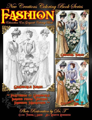 New Creations Coloring Book Series : Fashion - Edwardian Era