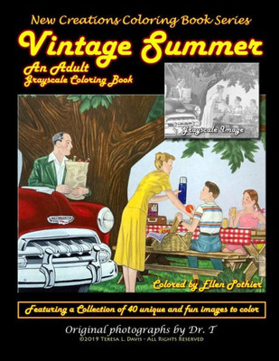 New Creations Coloring Book Series : Vintage Summer