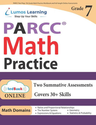Parcc Test Prep : 7Th Grade Math Practice Workbook And Full-Length Online Assessments: Parcc Study Guide