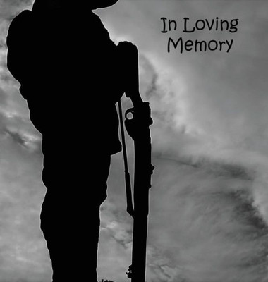Soldier At War, Fighting, Hero, In Loving Memory Funeral Guest Book, Wake, Loss, Memorial Service, Love, Condolence Book, Funeral Home, Combat, Church, Thoughts, Battle And In Memory Guest Book (Hardback)