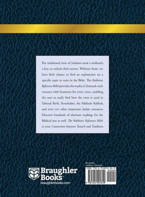 Rabbinic Reference Bible : Volume Iv Numbers: The Connection Between Tanach And Tradition