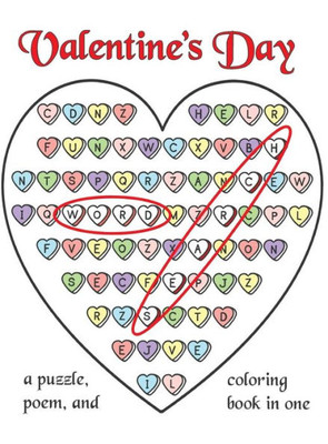 Valentine'S Day Word Search : A Puzzle, Poem, And Coloring Book In One