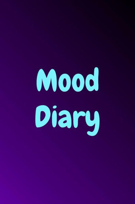 Mood Diary: Purple And Black Gradient Background