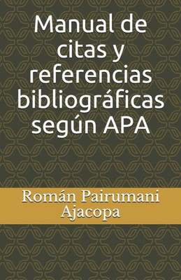 Manual De Citas Y Referencias Bibliogr