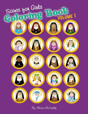 Saints For Girls Coloring Book: