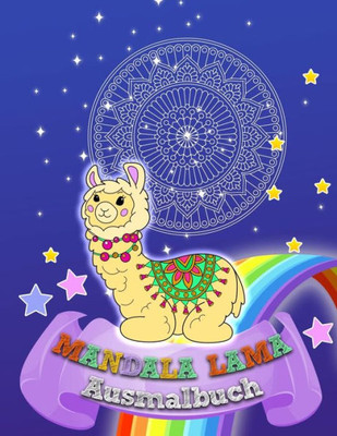 Mandala -Lama - Ausmalbuch : Coloring Book, Für Kinder Und Erwachsene, Entspannung Und Kreativität