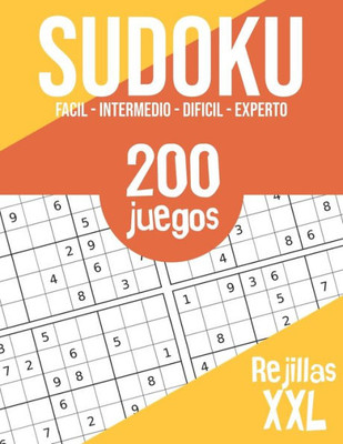 Sudoku : 200 Rompecabezas Impresos En Letra Grande 4 Niveles De Dificultad Niños, Adultos, Ancianos