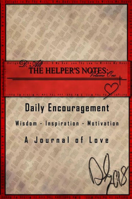 The Helper'S Notes: Volume One
