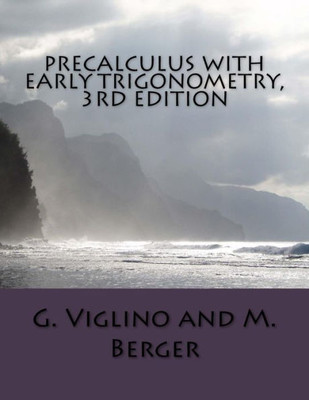 Precalculus With Early Trigonometry 3Rd Edition