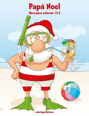 Papá Noel Libro Para Colorear 1 & 2