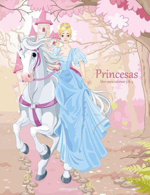 Princesas Libro Para Colorear 3 & 4