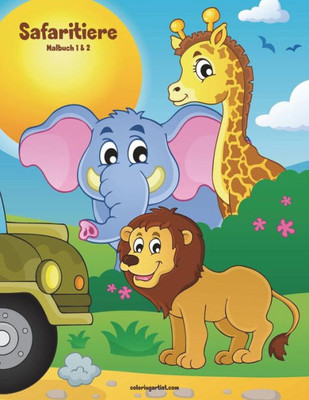 Safaritiere-Malbuch 1 & 2