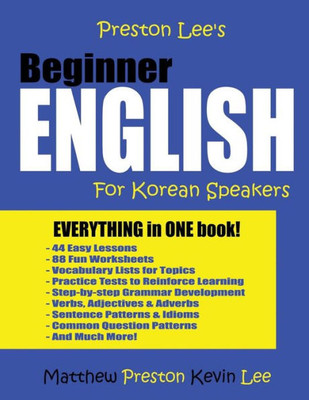 Preston Lee'S Beginner English For Korean Speakers