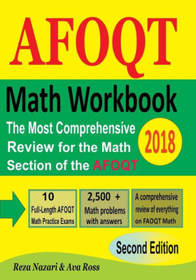Math Workbook For Afoqt 2018 : The Most Comprehensive Review For The Math Section Of The Afoqt