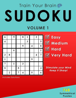 Sudoku 768 Symmetrical Puzzles : Train Your Brain