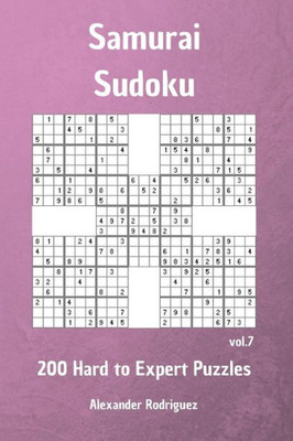 Samurai Sudoku Puzzles - 200 Hard To Expert