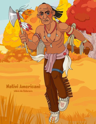 Nativi Americani Libro Da Colorare 1