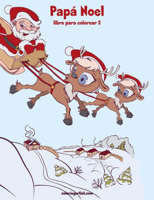 Papá Noel Libro Para Colorear 2
