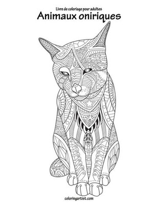 Livre De Coloriage Pour Adultes Animaux Oniriques 1