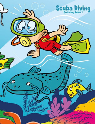 Scuba Diving Coloring Book 1