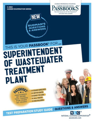 Superintendent Of Wastewater Treatment Plant