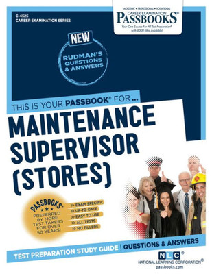 Maintenance Supervisor (Stores)