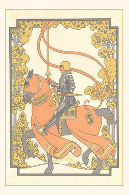 Vintage Journal Art Nouveau Knight On Charger