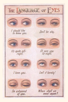 Vintage Journal Language Of Eyes