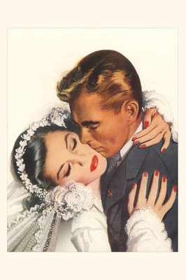 Vintage Journal Wedding Kiss