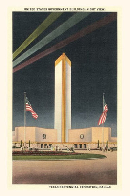 Vintage Journal Us Government Building, Texas Centennial