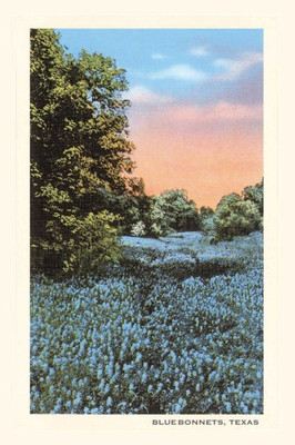 Vintage Journal Field Of Bluebonnets, Texas