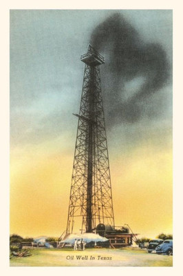 Vintage Journal Gusher In Texas Oil Well