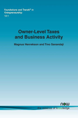 Owner-Level Taxes And Business Activity