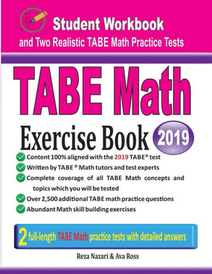 Tabe Math Exercise Book : Student Workbook And Two Realistic Tabemath Tests