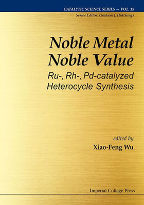 Noble Metal, Noble Value : Ru-, Rh-, Pd-Catalyzed Heterocycle Synthesis