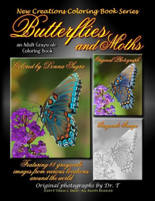 New Creations Coloring Book Series : Butterflies And Moths