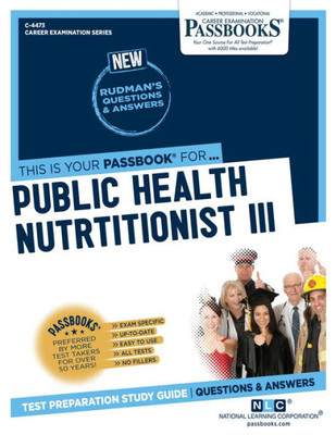 Public Health Nutritionist Iii